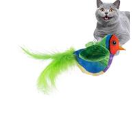 PhnkjGh Cat Bird Toy - Chirping Bird with Flapping Wings,Flying Bird Toy, Interactive Super Soft Realistic Bird Cat Toy, Cat Toy Bird That Flaps for Indoor Cats