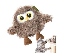 PhnkjGh Cat Toys Stuffed Animals - Stuffed Owl Cat Toys | Portable Pet Accessories, Cute Relaxing Doll for Boredom Relief, Entertainment, Playing