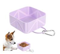 PhnkjGh Dog Bowl Portable, Folding Food Dispenser for Pet, Portable Dogs Feeder Waterer 500ml for Boat Walking Traveling Outdoor Hiking RV Camping Beach