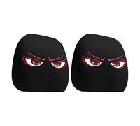 PhnkjGh Head Rest Cover for Car - Headrest Anti-Dirty Covers with Big Eyes Design,Elastic Protector for Women Men Truck Vehicle Interior Decoration