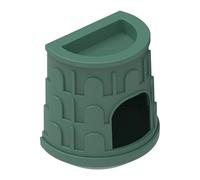 PhnkjGh Leopard Gecko Hides,Reptile Hide for Cage | Naturalistic Landscape Decor with Top Basin for Tree Frogs Bearded Dragon Chameleon Lizards Gecko