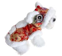 PhnkjGh Lion Dance Cat Costume | Kitten Winter Clothes | Lunar New Year Dog Outfits,for Celebrations Parade Family Gatherings Social Event Home Park Lawn Pet Parents Animal Lovers Photographers