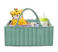 PhnkjGh Nappy Basket for Toddlers, Nappy Organiser Bag - Shower Diaper Foldable Organiser for Toddlers | An Essential Storage Container for Nappies in the Nursery for Bibs,