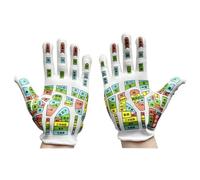 PhnkjGh Reflexology Gloves with Tools, Reflexology Gloves, Hand Reflexology Tools, Hand Spa Reflexology Tutorial Gloves, Hand Reflexology Tools for Relief for Men and Women