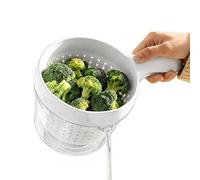 PhnkjGh Strainer Bowl, Multi-Purpose Double-Layer, Vegetable Washing Basket Drain Basket, for Fruits Veggie Berry Tomato Pasta Home Apartment Restaurant Outdoor
