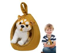 PhnkjGh Stuffed Dog, Puppy Soft Toy, 7 Inch Large Dog Plush Toy, Cute Cuddly Toys, Puppy Dog Cushion, Puppy Plush Toy for Birthday Animal Theme Decoration