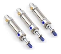 PHNOITPQ Single Action Stainless Steel Mini Cylinder Spring Ejection 25 * 25/50/75/100/125/150/175/200 1pcs(Mta25x75)