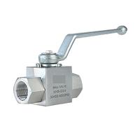 PHNOITPQ Valve 1/8 1/4 1/2 1 2High Pressure Ball Valve KHB-G Stainless Steel Internal Thread Corrosion Resistant Hydraulic Ball Valve(2 Inch)