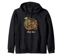 Pho Bo Vietnamese Noodle Cuisine Vietnam Foodie Zip Hoodie