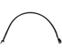 Phobya - 3-Pin to 4-Pin PWM Fan Adaptor 30cm - Black-Sheathed