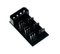 Phobya 4Pin Molex to 6x 3Pin Fan Splitter PCB Cables Fan cables & adptors