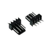 Phobya Fan Power Connector 4Pin PWM female - 2 pcs black Cables Connectors