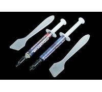 Phobya Thermal Glue - Paste, Pad - Yellow-transparent, Black - Epoxy Resin - Metal, Plastic, Glass - High Viscosity Paste - Not Water Resistant