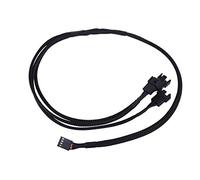 Phobya Y-cable 4Pin PWM to 3x 4Pin PWM 60cm - black Cables Fan cables & adptors