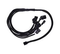 Phobya Y-cable 4Pin PWM to 9x 4Pin PWM 60cm - black Cables Fan cables & adptors