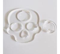 Phocaea Skull Acrylic Bottle Opener Templates, Woodworking Router Template, Router Jig, Craft Template, RG-AT89, clear