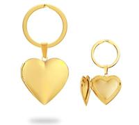 PHOCKSIN Gold Heart Keyring Lockets for Women Cute Keyrings for Girls Nice Gifts for Christmas Mothers Day
