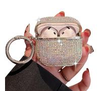 PHOEACC for AirPod 4 Case Glitter for Women Girls Cute Luxury Connected Shockproof Protective Cover with Keychain Compatible with AirPods 4th Gen Case - Bling Colored