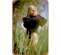 Phoebe Bridgers Through The Fields Poster Retro Metal Tin Sign Wall Decor Funny Vintage Tin Sign Art Wall Decor Plaque Poster for Music Cafe Bar Restaurant Supermarket Shop Film Best Gifts Idea 8x12