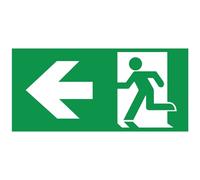 Phoebe LED Emergency Blade Legend Set - Arrow Left (Front & Back)