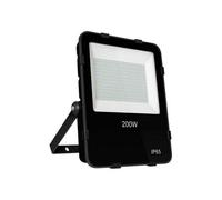 Phoebe Led Floodlight 200W Atlas Cool White Black Powder Coat