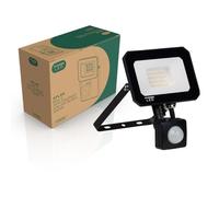 Phoebe LED Floodlight 20W Atlas-Mini PIR Sensor Warm White IP65 Black