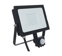 Phoebe LED Floodlight 30W Atlas-Mini PIR Sensor IP65 4000 Cool White Black 2200lm Security Motion Sensor External Outdoor Auto Sensor Weatherproof Light