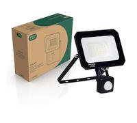Phoebe LED Floodlight 30W Atlas-Mini PIR Sensor Warm White IP65 Black