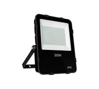 Phoebe Led With Photocell Sensor Floodlight 200W Atlas Cool White Black Powder Coat