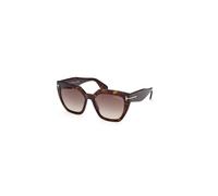 Tom Ford Cat Eye Womens Dark Havana Gradient Roviex Brown FT0939 Phoebe Sunglasses - One Size