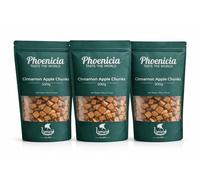 Phoenicia Cinnamon Apple Chunks 500g | Single, 3 Pack & 5 Pack Options | Sweet Dried Apple Pieces with Warm Cinnamon | Fibre-Rich Fruit Snack | Ideal for Breakfast, Baking & Desserts (3)