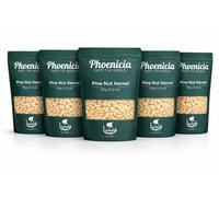 Phoenicia Premium Pine Nut Kernels Multipack (1, 3 or 5 x 90g) | Raw Pine Nuts | Buttery Gourmet Ingredient | Ideal for Pesto, Salads, Baking, Cooking & Snacking (Pack Of Five)