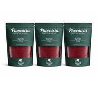 Phoenicia Sumac Bundle 500g x1, x3 & x5 Packs | Authentic Middle Eastern Ground Spice | Tangy Lemon Flavour | 100% Pure Sumac Powder | Ideal for Salads, Kebabs, Marinades. (Pack of 3)