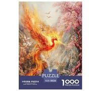 Phoenix 1000 Piece Jigsaw Puzzle For Adults Educational Games Stress Relief Puzzle Cultivate The Spirit of Teamwork for Adults And Kids, Age 12 Years Up 38x26cm/1000pcs