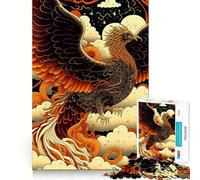 Phoenix 1000 Piece Jigsaw Puzzles for Teenagers Jigsaw Logic Train Toy Stress Relief Smooth Cut Memorable Gift (38x52cm)