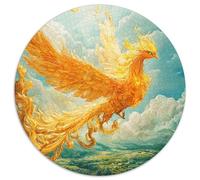 Phoenix 1000 Piece Jigsaw Puzzles Round Puzzle For Adults And Kids Family Game Difficult Challenge Challenging & Educational Art 1000pcs (67.5x67.5cm)