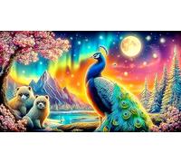 phoenix 1000 Pieces Jigsaw Puzzles for Adults Challenging Game Jigsaw Puzzle Home Decoration for The Whole for Women, Gifts for Men 38x52cm/1000pcs