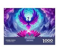 Phoenix 1000 Pieces Premium Jigsaw Animal Age 12+ Cool Collage Effect, Home Decoration, Educational, Challenging 70x50cm/1000pcs