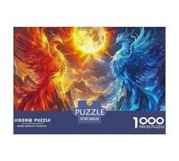 Phoenix 1000 Pieces Premium Jigsaw Animal Age 3+ Cool Collage Effect, Home Decoration, Educational, Challenging Puzzle Games 38x26cm/1000pcs