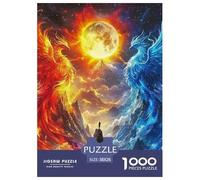 Phoenix 1000 Pieces Premium Jigsaw Animal Age 3+ Cool Collage Effect, Home Decoration, Educational, Challenging Puzzle Games 38x26cm/1000pcs