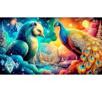 phoenix 1000 Pieces Recycled Paper Jigsaw Puzzle Impossible Hard Difficult Educational Games for The Whole for Women, Gifts for Men 38x26cm/1000pcs