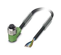 Phoenix 1669877 5 m Black Grey Signal Cable Signal Cables (M 12, Black Grey)