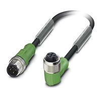 Phoenix 1696442 10m Black Network Cable - Network Cables (10 m, M12, M12, Black)