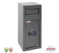 Phoenix 19L Ss0992Ed Cashier Deposit Safe - Electronic Lock, Floor & Wall Fixing, 19L Capacity, Security For Cash & Valuables