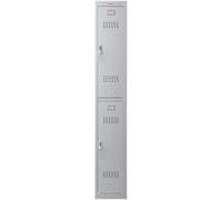 Phoenix 2 Door Grey Locker - Electronic Locking (300mm deep)
