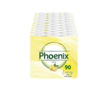 Phoenix 3 Ply 90 Toilet Rolls lemon Fragrance 10 x 9