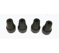 Phoenix 4 x 9mm rubber ferrules suitable for shooting sticks and hiking canes