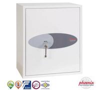 Phoenix 42L Fortress Ss1183K Security Safe - Key Lock, Floor & Wall Fixing, En14450 S2 Certified, Secured By Design, White