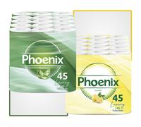 Phoenix 90 Toilet Rolls 3 Ply Bulk Aloe Vera & Lemon Variety Pack