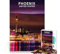 Phoenix Adult Jigsaw Puzzles 1000 Pieces Brain Workout Toy Casual Relax Image Assembly Artistic Gift (50x75cm)